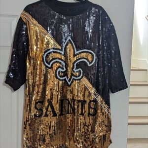 New Orleans Saints Sequence Dress